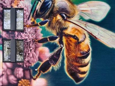 The Bee — Street art by Paul Watty in Tilburg