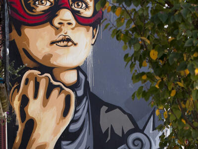 Nik Borroka Maite Dut — Street art by RNST in Bayonne