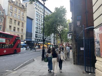 LDN_72, Space Invader on 4-6 Charing Cross Road — Street art by Invader in London