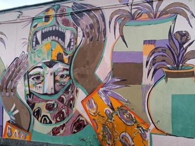 Figure masquée par Guapo Sapo — Street art de Guapo Sapo à Köln