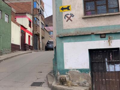 POTI_52, Space Invader on Calle Fray Alonso — Street art by Invader in Potosí