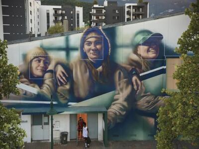 Generation Solidarity — Street art by Jack Lack in Seyssinet-Pariset
