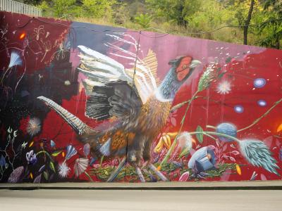 La légende de Tbilissi — Street art de Collin van der Sluijs à Tbilisi