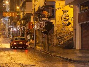 HK_98, Space Invader on 39 Sai Street — Street art by Invader in Hong Kong