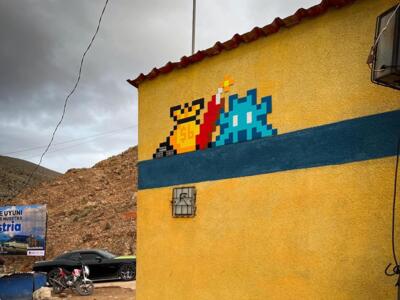 POTI_07, Space Invader de RN1: Potosi-Cuchu Ingenio — Street art de Invader à Potosí