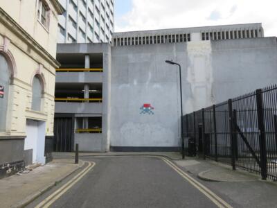 LDN_110, Space Invader on West Central Street — Street art by Invader in London