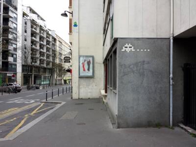 PA_216, Space Invader de la rue de l'Amiral Mouchez — Street art de Invader à Paris