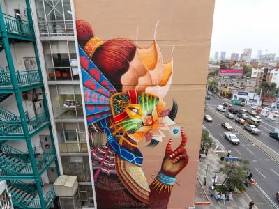 Quetzen-tul with One More Marble — Street art by Curiot in Mexico City