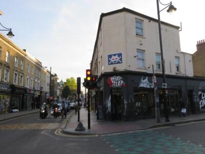 LDN_123, Space Invader on 378 Coldharbour Lane — Street art by Invader in London