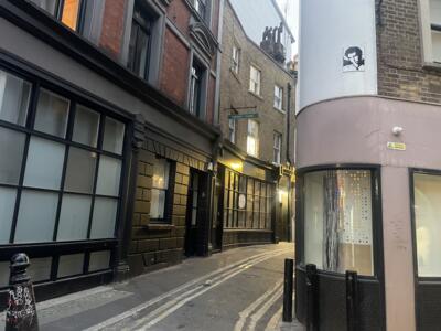 LDN_73, Space Invader on 30–99 Hanway Place — Street art by Invader in London