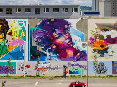 Home Sweet Home — Street art de BustArt à Basel