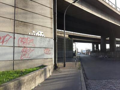 PA_490, Space Invader de la rue du Chemin de Fer — Street art de Invader à Paris