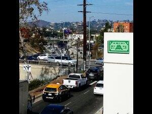 LA_212, Space Invader on North Hobart Boulevard — Street art by Invader in Los Angeles