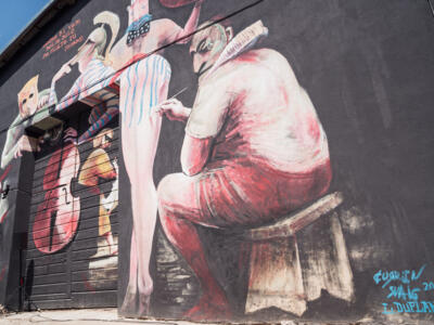 Možda bi vam bolje bilo da niste tu — Street art de Ivan Svaguša à Split