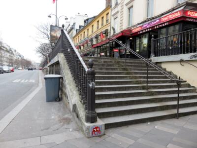 PA_501, Space Invader on 41 Boulevard du Temple — Street art by Invader in Paris