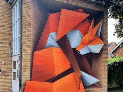 Donne-moi un abri — Street art de Annatomix à Worcester