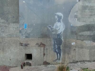 Le pêcheur victorien de Mill Street — Street art de Banksy à London