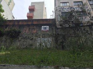 SP_52, Space Invader de Rua Conde de São Joaquim — Street art de Invader à São Paulo