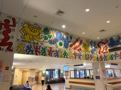 La fresque du Woodhull Hospital — Street art de Keith Haring à New York