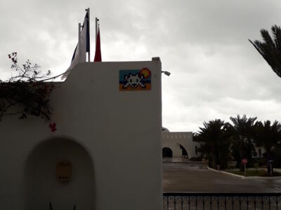 DJBA_54, Space Invader in Midoun — Street art by Invader in Midoun