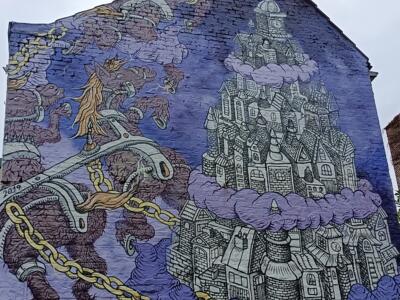 La Tour de Babel par Delicious Brains — Street art de Delicious Brains à Bruxelles
