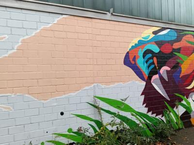 Fauve en éclats de couleurs par SozyOne — Street art de SozyOne à Köln