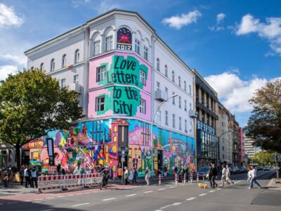 Love Letters to the City — Street art by Lady Pink in Berlin
