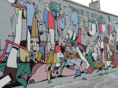 Frankfurt is Different — Street art by Jakob der Bruder in Frankfurt