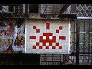 TK_61, Space Invader on Inokashira-dori Street — Street art by Invader in Tokyo