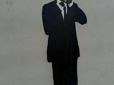 The photographer stencil — Street art in Köln