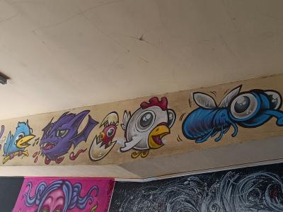 Jack-Ardi's Little Critters Frieze — Street art by Jack-Ardi in Berlin