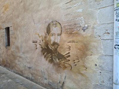Jules Labat d'après Léon Bonnat — Street art de C215 à Bayonne