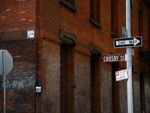 NY_96, Space Invader on 105 Crosby Street — Street art by Invader in New York