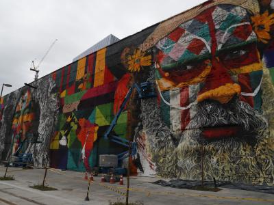 Ethnicities — Street art by Eduardo Kobra in Rio de Janeiro