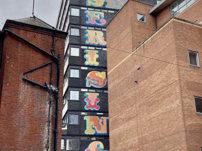 MESMERISING — Street art by Ben Eine in London