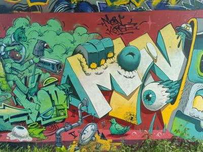MOV Wildstyle Mural — Street art in Rezé