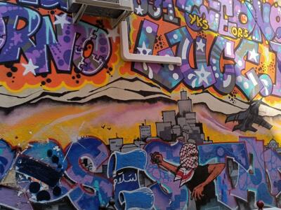 Collective wall of Rue Vian — Street art in Marseille