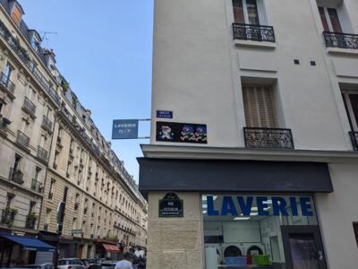 PA_1014, Space Invader on Rue Cesselin — Street art by Invader in Paris