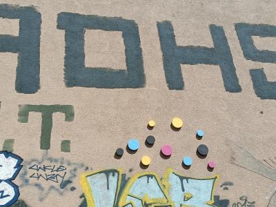 ADHS Rooftop Letters — Street art in Berlin