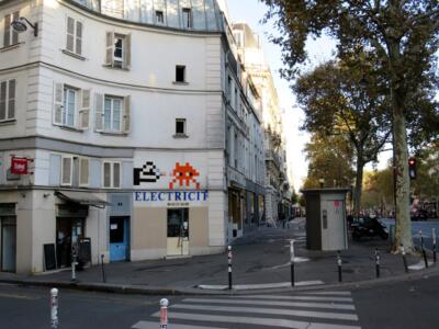 PA_1033, Space Invader du boulevard des Filles du Calvaire — Street art de Invader à Paris