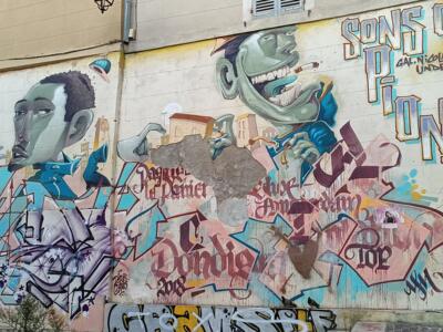 Sons of Pioneers collective wall — Street art in Marseille