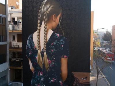 Astilla — Street art by Javier Barriga in Santiago