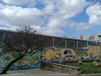 Créatures Aquatiques et Monstre à l'Œil — Street art à Lisbon