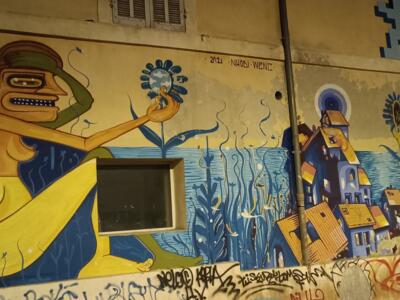 Cubist Figures by Nhobi and Wenc — Street art by WENC, Nhobi in Marseille