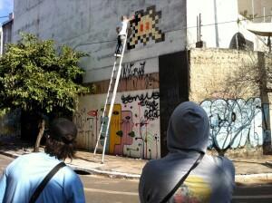 SP_17, Space Invader de Túnel José Roberto Fanganiello Melhem — Street art de Invader à São Paulo