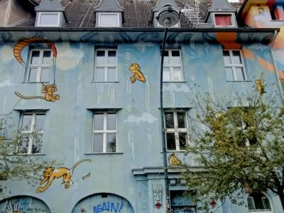 The MaJo Brothers' Affenhaus — Street art by MaJo Brothers in Düsseldorf