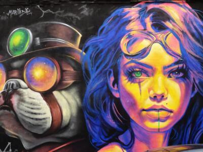 Untitled (MariaDie and LilMel) — Street art by MariaDie in La Bañeza