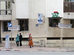 RBA_10, Space Invader de la rue Jabal El Ayachi — Street art de Invader à Rabat