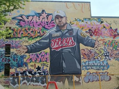 Mur d'hommage à Maxim — Street art à Berlin