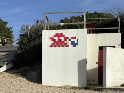 BAB_54, Space Invader de la rue des Tamaris — Street art de Invader à Bidart